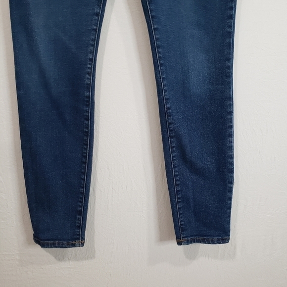 Everlane The Authentic Stretch High Rise Skinny Jeans in Dark Wash Size 28 R - Picture 4 of 16